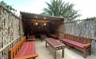 Private Arish Outdoor Seating at the North Sedra Farm