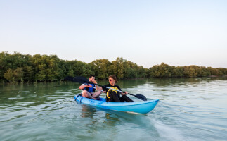 Kayaking in Purple Island