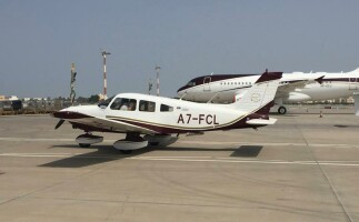 Flying on the Piper Archer Plane