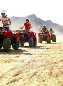 Desert Safari by Quad Bike around Pyramids (Sunset or Sunrise)