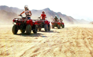 Desert Safari by Quad Bike around Pyramids (Sunset or Sunrise)