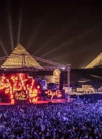 Sound and Light Show at the Pyramids with Dinner