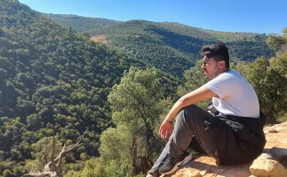 Hiking in the Greenest forest in Jordan