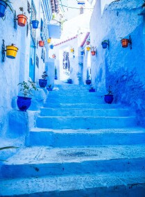 From Tangier: Day Trip to Chefchaouen & Panoramic View of Tangier