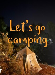Camping inside the forest
