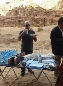 Enjoy Live cooking in the desert