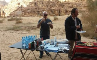 Enjoy Live cooking in the desert