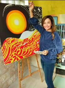 Artist Roula Kazan