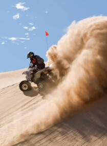 Extreme ATV in Red Sand Dunes