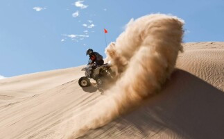 Extreme ATV in Red Sand Dunes