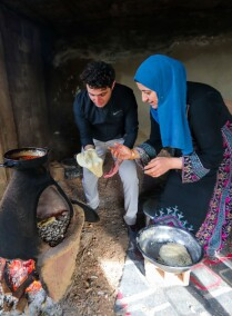 Authentic Hot Rocks Baking Experience in Ajloun