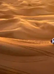 Abu Dhabi Sunset Desert Safari with BBQ, Camel Ride & Sandboarding