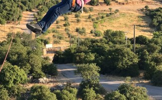 Zipline over Ajloun's Forest Reserve